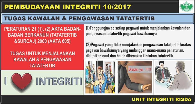 pembudayaan integriti 10 2017