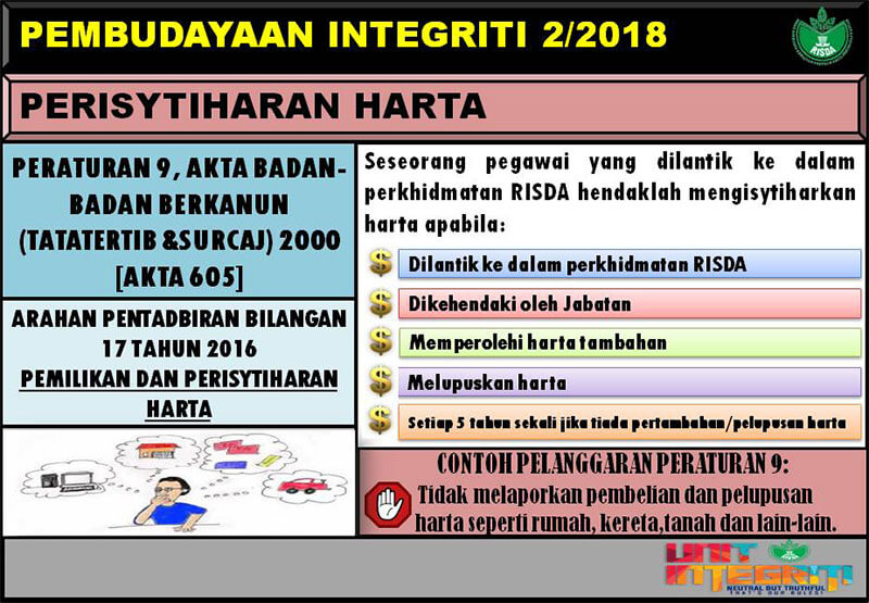 pembudayaan integriti 2 2018